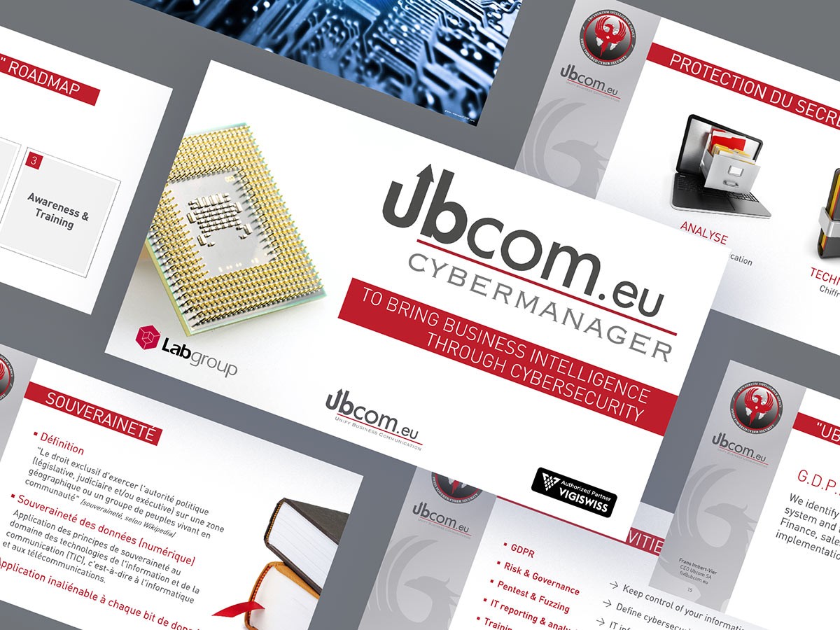 Présentation powerpoint pour Ubcom. SA
